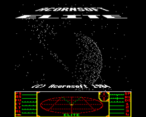Elite gameplay (PC Game, 1984) 